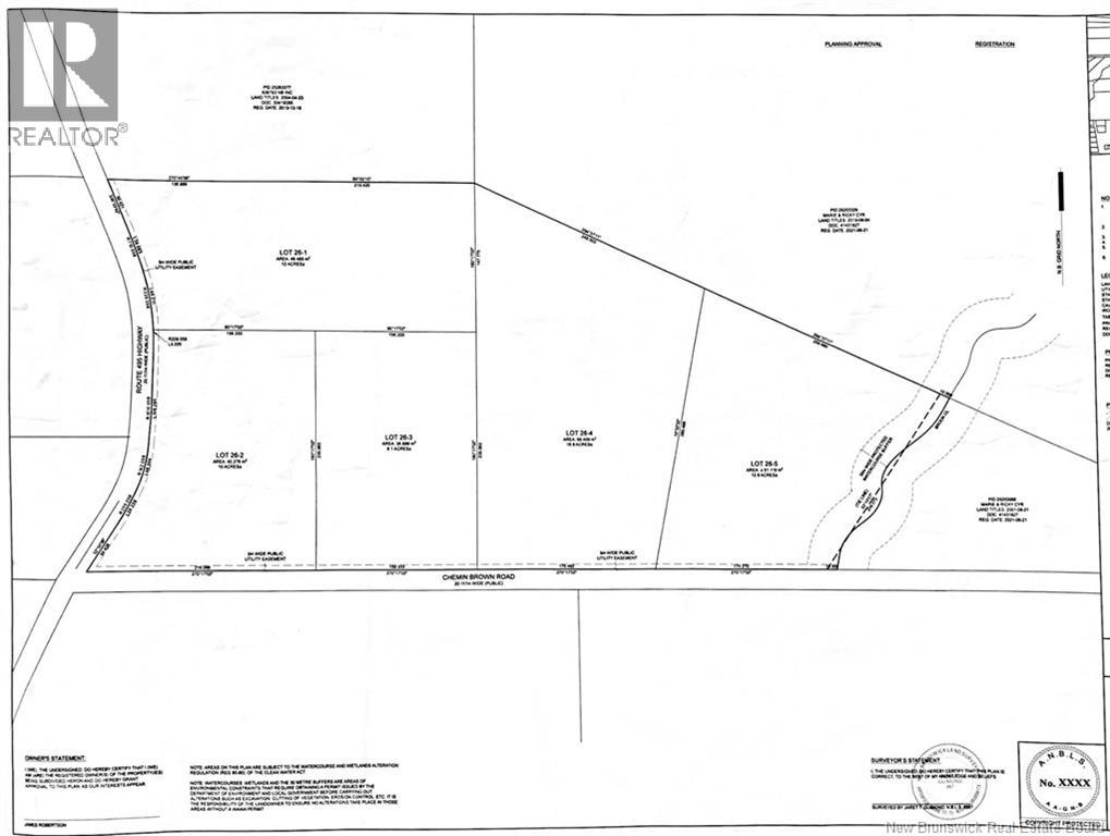 LOT 26-3 Brown road, south branch, New Brunswick